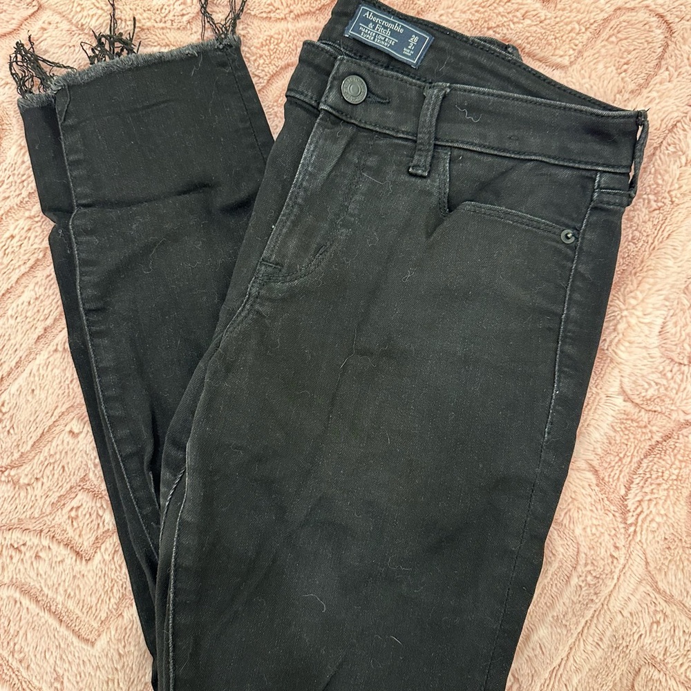 Abercrombie & Fitch Black Skinny Jeans